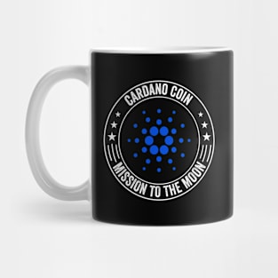 Vintage Cardano Crypto ADA Coin  To The Moon Token Cryptocurrency Wallet Cardano HODL Birthday Gift For Men Women Mug